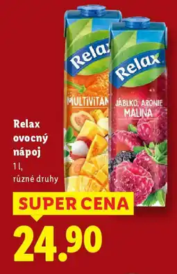 Lidl Relax ovocný nápoj nabídka