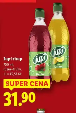 Lidl Jupí sirup nabídka