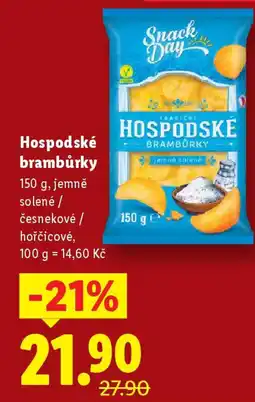 Lidl Hospodské brambůrky nabídka