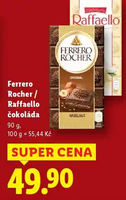 Lidl Ferrero Rocher / Raffaello čokoláda nabídka
