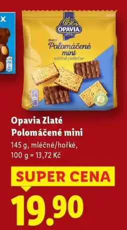 Lidl Opavia Zlaté Polomáčené mini nabídka