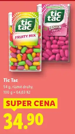 Lidl Tic Tac nabídka