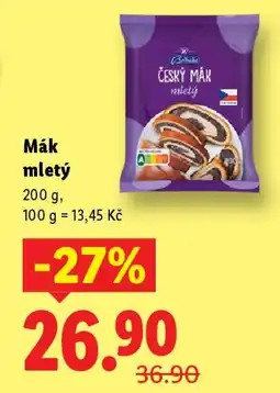 Lidl Mák mletý nabídka