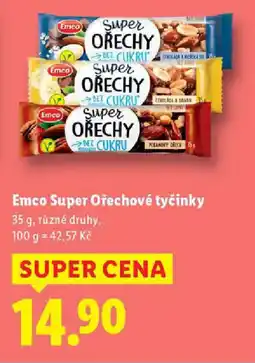 Lidl Emco Super Ořechové tyčinky nabídka