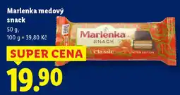 Lidl Marlenka medový snack nabídka
