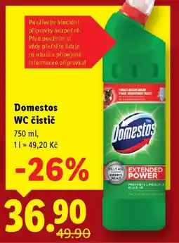 Lidl Domestos WC čistič nabídka