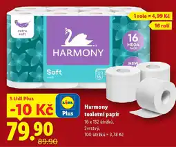 Lidl Harmony toaletní papír nabídka