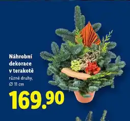 Lidl Náhrobní dekorace v terakotě nabídka