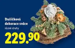 Lidl Dušičková dekorace srdce nabídka