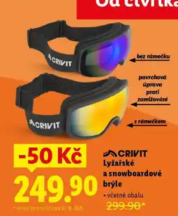 Lidl Lyžařské a snowboardové brýle nabídka