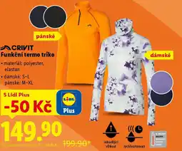 Lidl Funkční termo triko nabídka