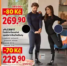 Lidl Funkční bezešvé spodní triko/kalhoty nabídka