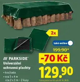 Lidl PARKSIDE Univerzální ochranné plachty nabídka