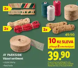 Lidl PARKSIDE Vázací sortiment nabídka