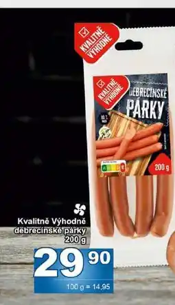 Jip Kvalitně Výhodně debrecínské parky 200 g nabídka