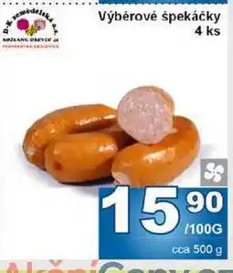 Jip Výběrové špekáčky 100g nabídka