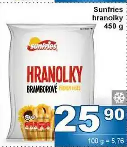 Jip Sunfries hranolky 450 g nabídka