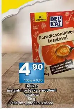 Jip Delikat instantní polévka s nudlemi rajčatová 50 g nabídka