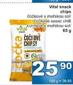 Jip Vital snack chips 65g nabídka