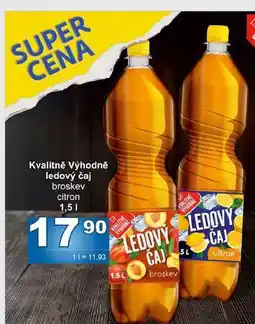 Jip Kvalitně Výhodně ledový čaj broskev citron 1,5l nabídka