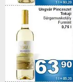 Jip Ungvár Pinceszet Tokaji Sárgamuskotály Furmint 0,75l nabídka