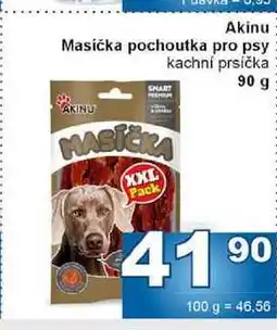 Jip Akinu Masička pochoutka pro psy kachní prsíčka 90 g nabídka