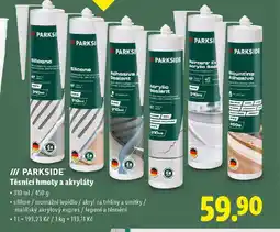 Lidl PARKSIDE Těsnicí hmoty a akryláty nabídka