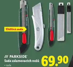 Lidl PARKSIDE Sada zalamovacích nožů nabídka