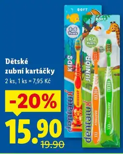Lidl Dětské zubní kartáčky nabídka