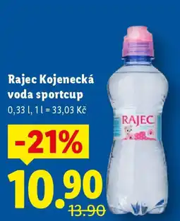 Lidl Rajec Kojenecká voda sportcup nabídka