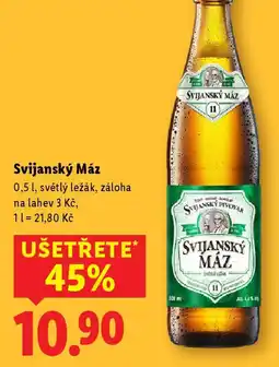 Lidl Svijanský Máz nabídka