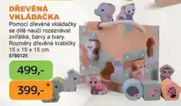 Dráčik Dřevěná vkládačka nabídka