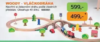 Dráčik Woody - vláčkodráha nabídka
