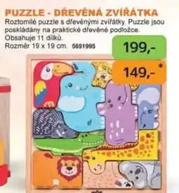 Dráčik Puzzle - dřevěná zvířátka nabídka