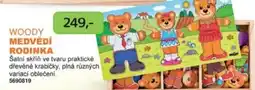 Dráčik Woody medvědí rodinka nabídka
