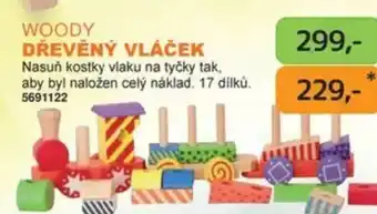 Dráčik Woody dřevěný vláček nabídka
