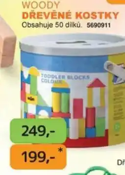 Dráčik Woody dřevěné kostky nabídka