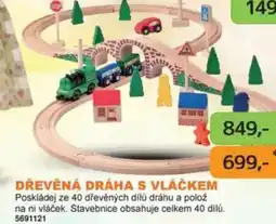 Dráčik Dřevěná dráha s vláčkem nabídka