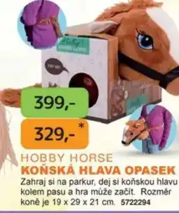 Dráčik Hobby horse koňská hlava opasek nabídka