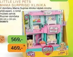 Dráčik Little live pets mama surprise! klinika nabídka