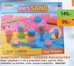 Dráčik Kinetický písek - ledové pochoutky nabídka