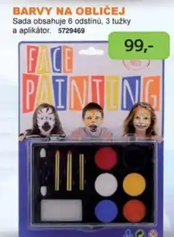 Dráčik Barvy na obličej nabídka