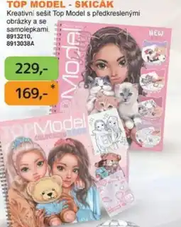 Dráčik Top model - skicák nabídka