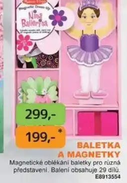 Dráčik Baletka a magnetky nabídka