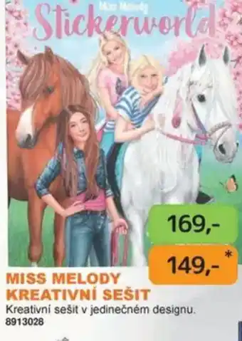 Dráčik Miss melody kreativní sešit nabídka