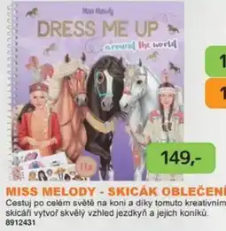 Dráčik Miss melody - skicák oblečení nabídka