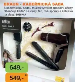 Dráčik Braun - kadeřnická sada nabídka