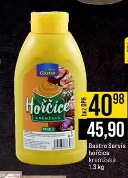 Jip Gastro Servis hořčice kremžská 1,3 kg nabídka