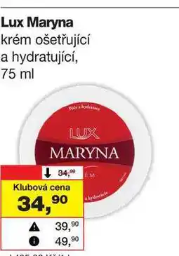 Barvy a laky drogerie Lux Maryna krém ošetřující a hydratující, 75 ml nabídka