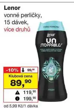 Barvy a laky drogerie Lenor vonné perličky, 15 dávek nabídka